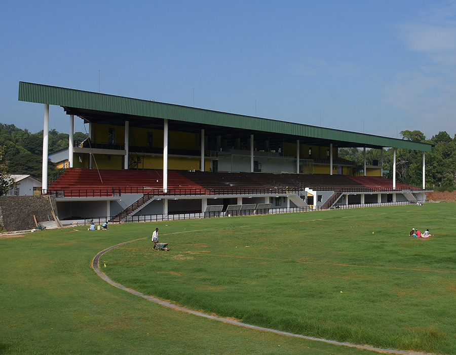 Balance work of Main Pavilion at Provincial Level Sport Complex - Digana